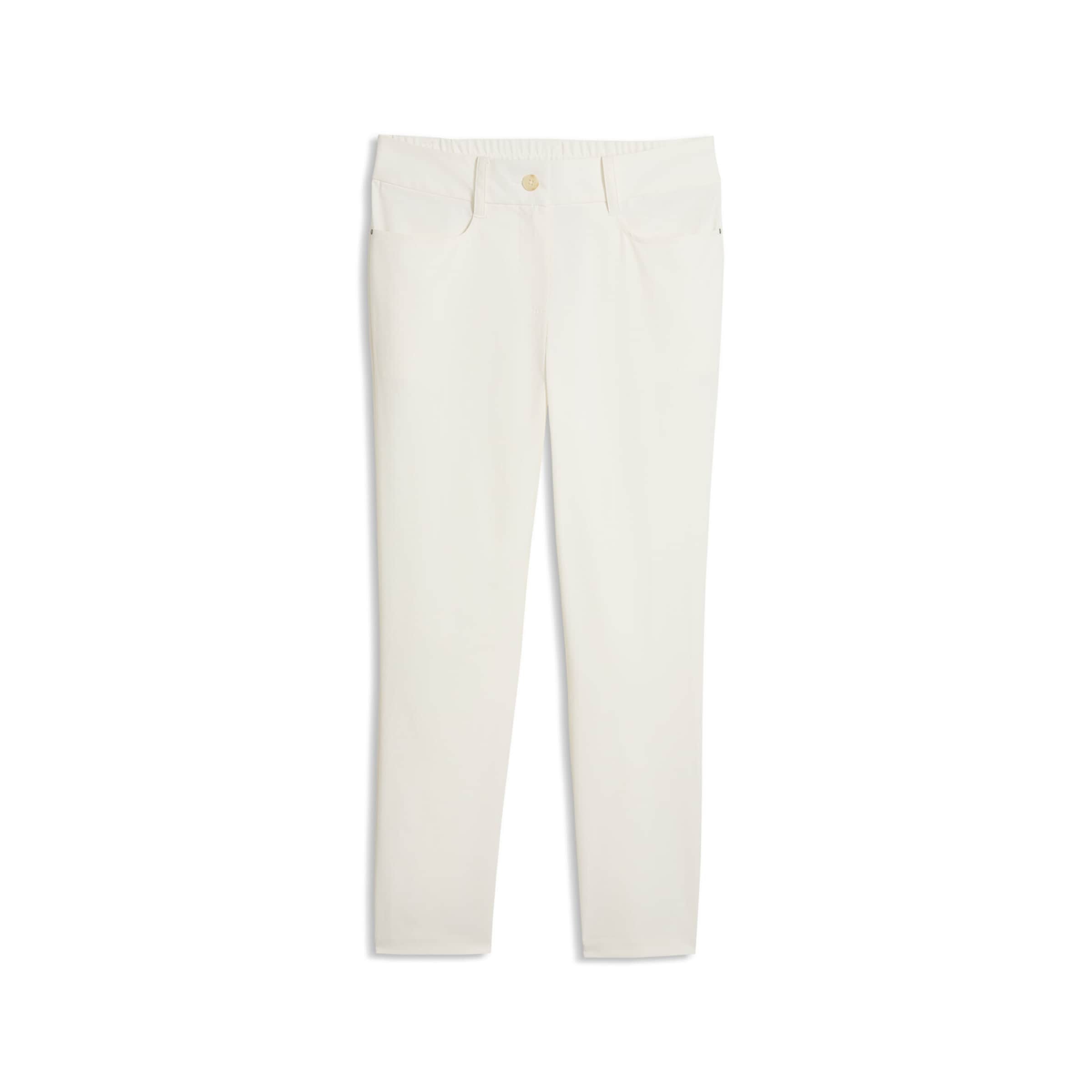 PUMA Regular Sportbroek in Wit: voorkant