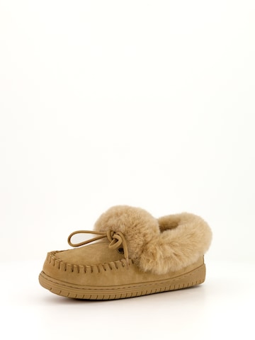 Warmbat Slipper 'Kampi' in Beige: front