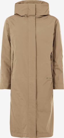 VAUDE Outdoormantel 'Coreway' in Beige: Vorderseite