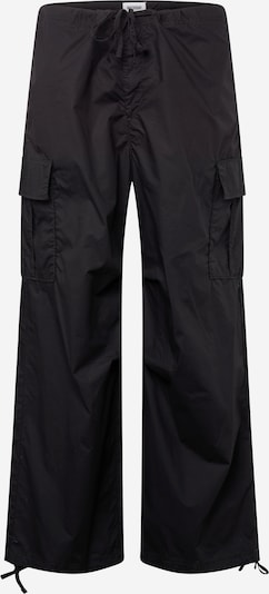 Pantaloni cu buzunare WEEKDAY pe negru, Vizualizare produs