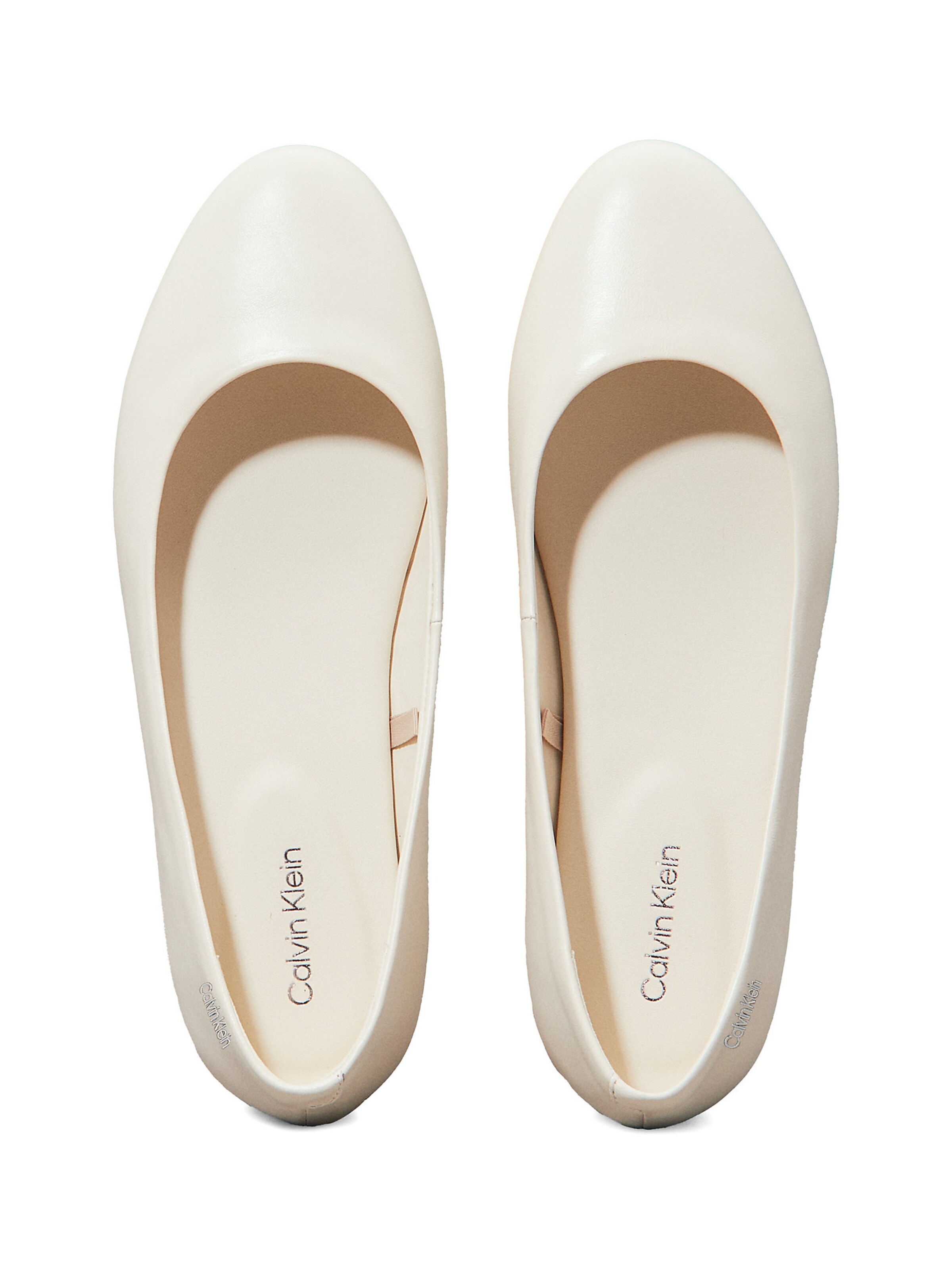 Calvin Klein Ballerinasko i hvid