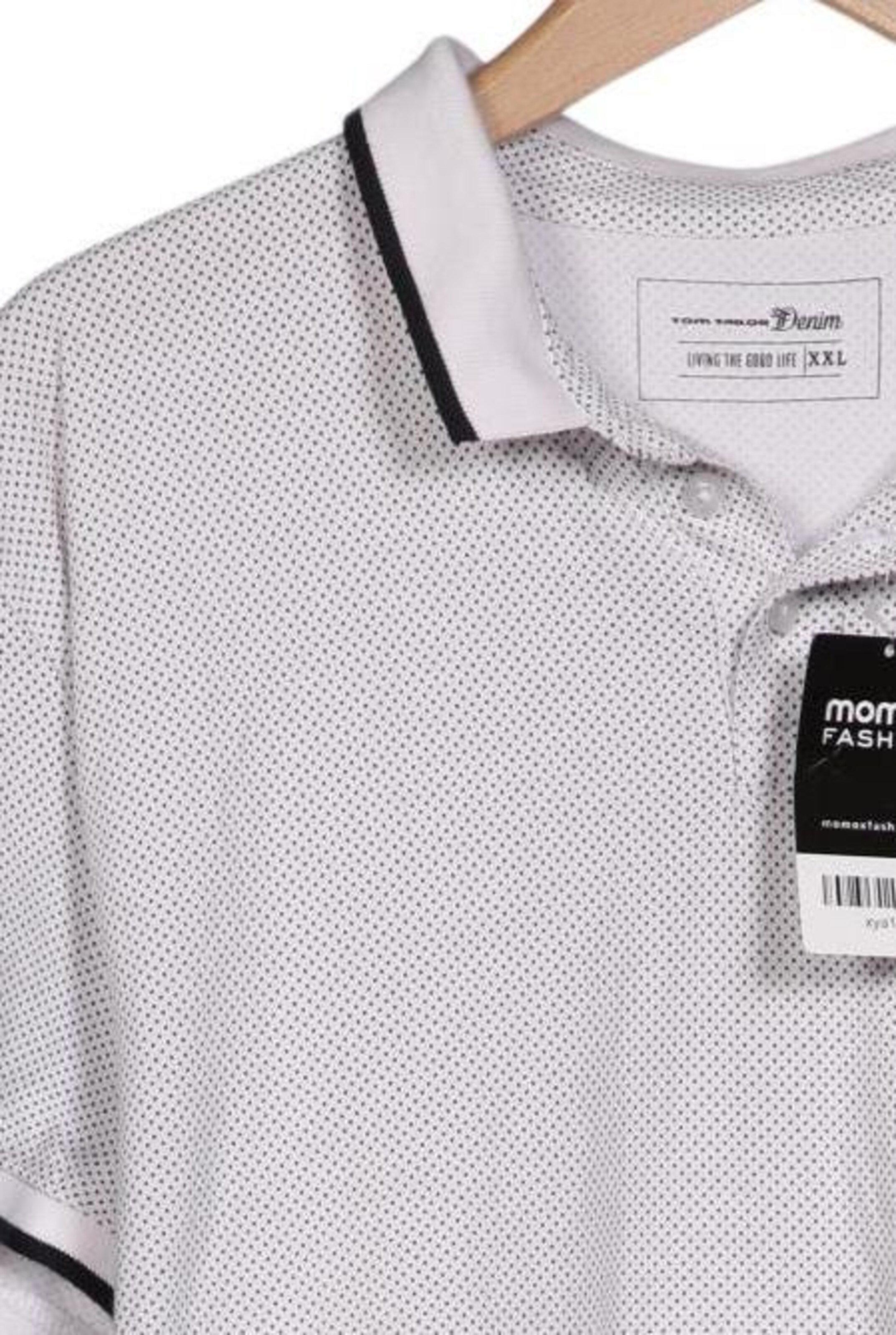 TOM TAILOR DENIM Shirt in XXL in White