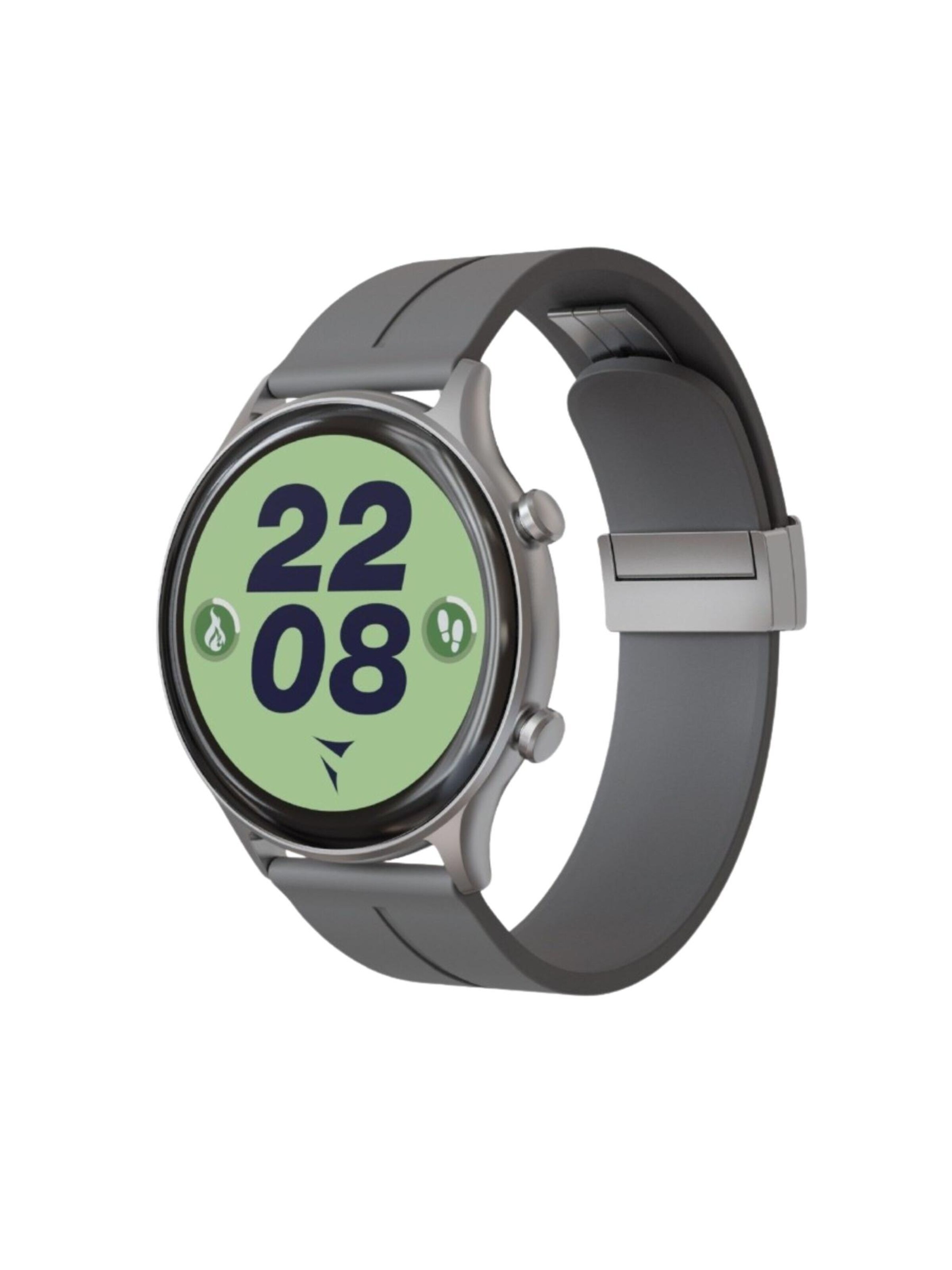 Techmade Digital Watch 'Dynamic 2 Smartwatch - Bundle mit Kopfhörern' in Grey