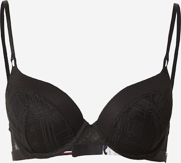 Invisible Soutien-gorge 'DEMI' Tommy Hilfiger Underwear en noir : devant