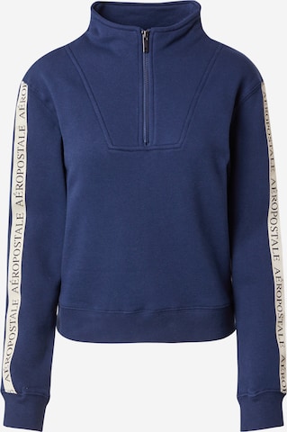 Sweat-shirt AÉROPOSTALE en bleu : devant