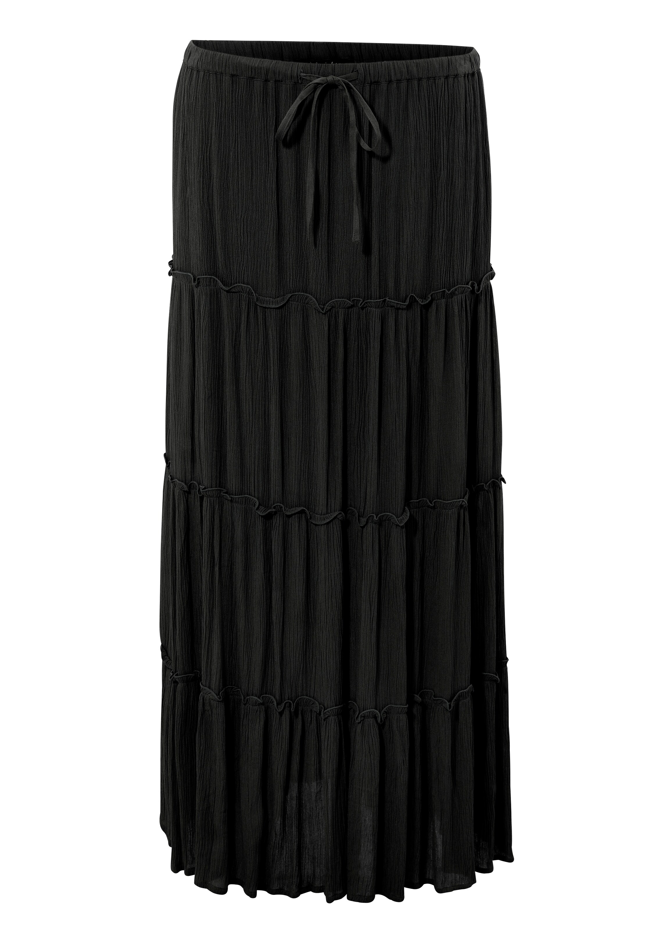 Aniston CASUAL Rock in Schwarz: Vorderseite