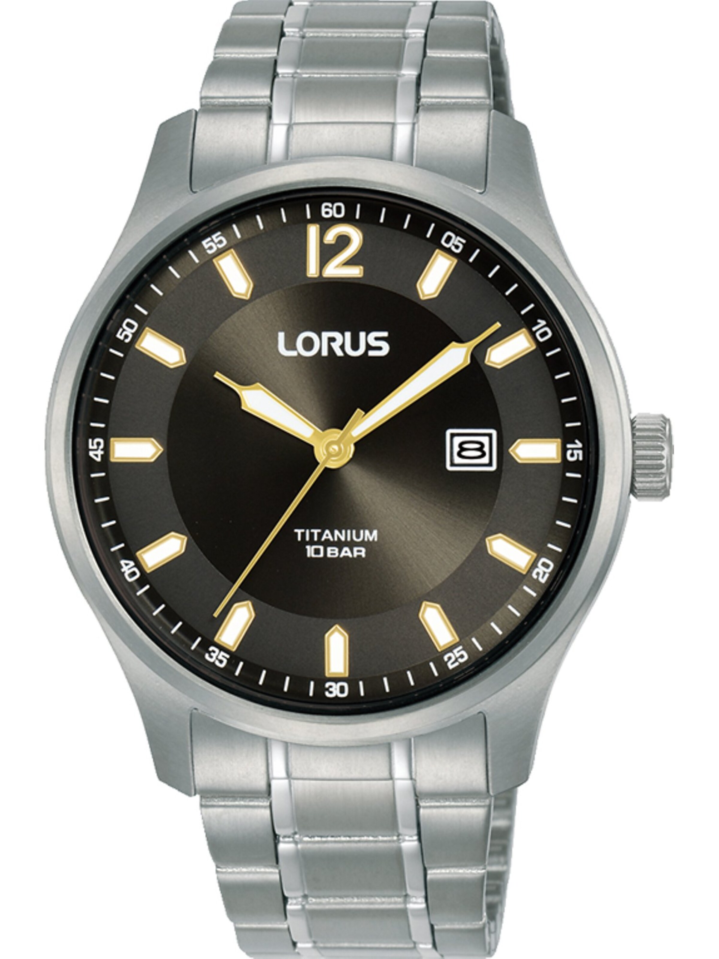 LORUS Analog Watch in Silver: front