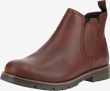 Boots di bugatti in marrone: frontale