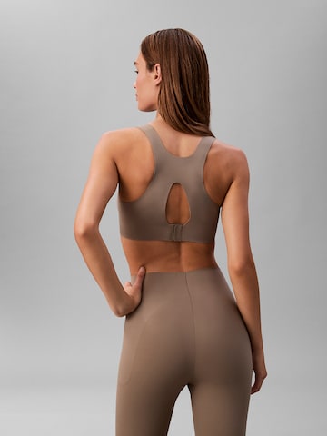 Calvin Klein Sport Bralette Sports Bra in Brown