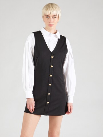 Robe 'Fleur' ABOUT YOU en noir : devant