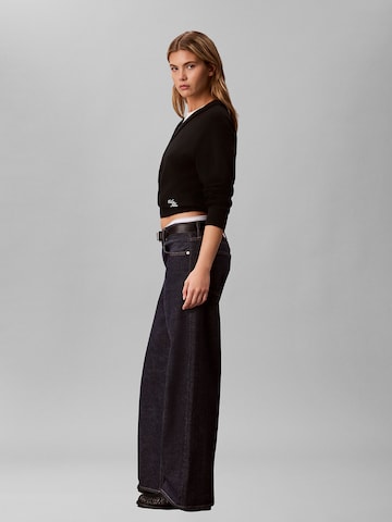 Calvin Klein Jeans Wide leg Jeans in Blauw
