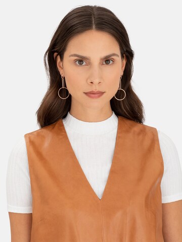 Boucles d'oreilles Liebeskind Berlin en or : devant
