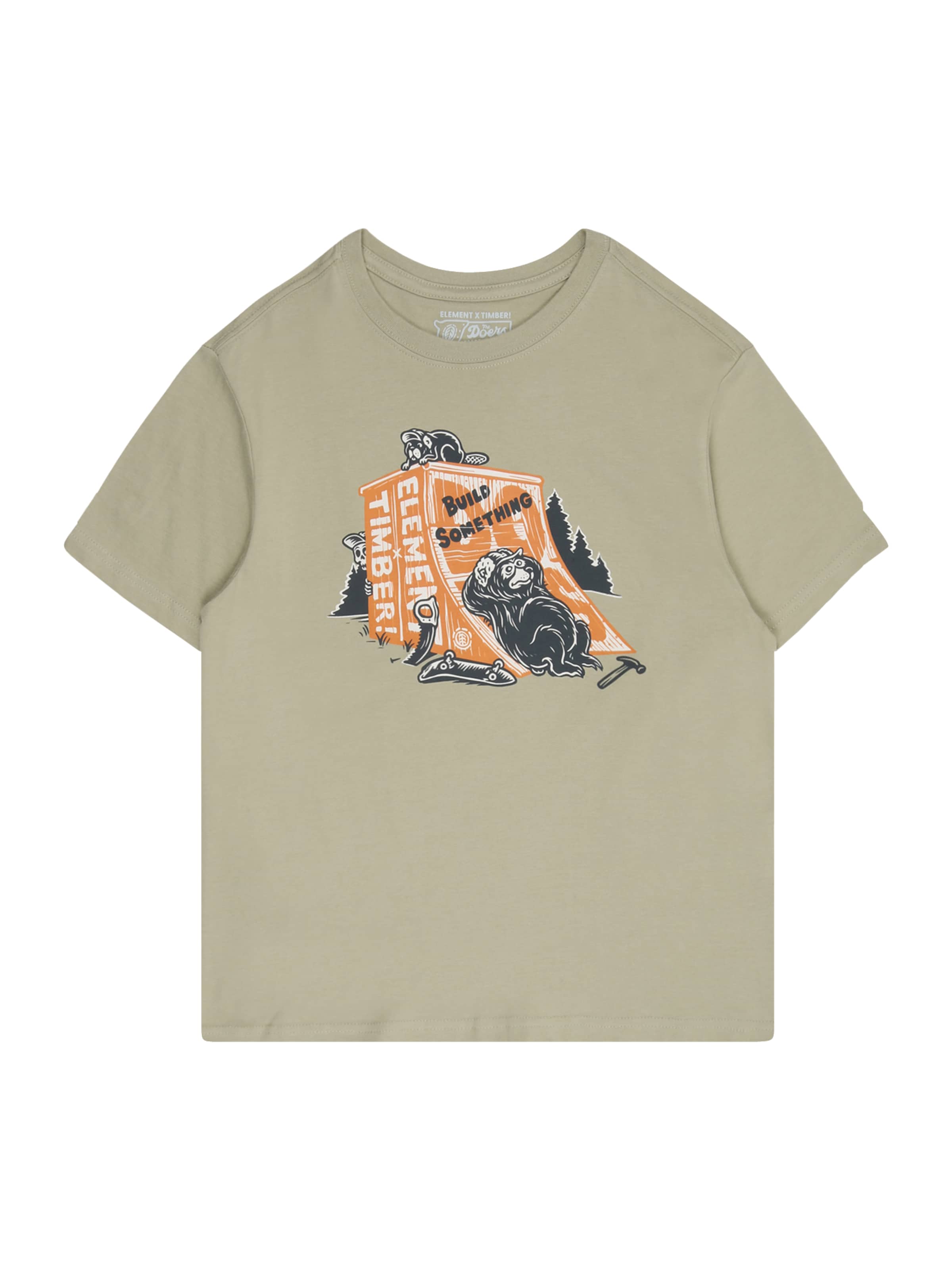 T-Shirt fonctionnel 'TIMBER BREAKTIM' ELEMENT en vert : devant