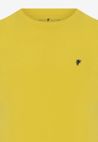 DENIM CULTURE - Camiseta 'Barris' en amarillo