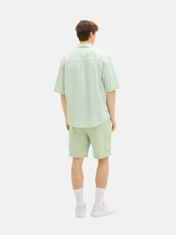 TOM TAILOR DENIM - regular Pantalón cargo en verde