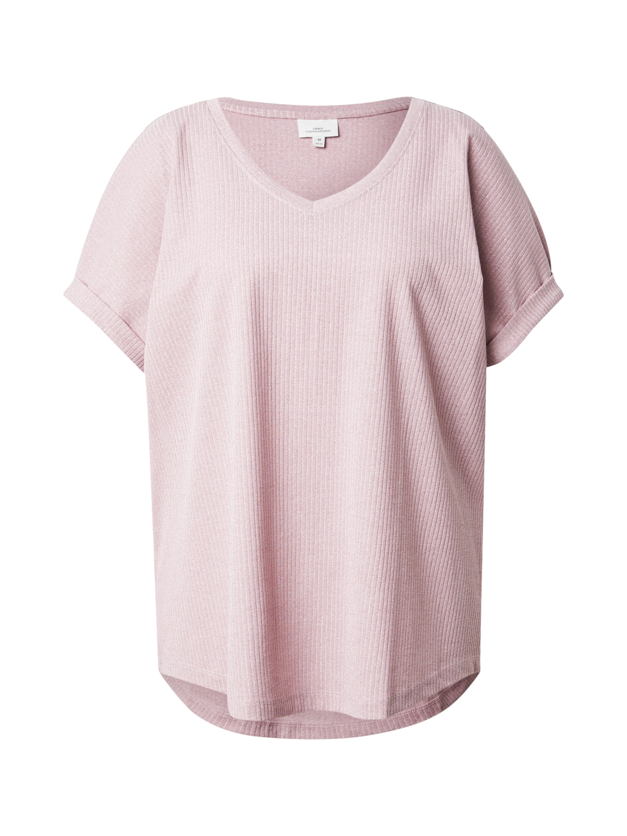 lillā ONLY Carmakoma T-Krekls 'CARASIA': no priekšpuses