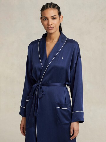 Polo Ralph Lauren Bathrobe short ' Robe - Heritage Silk ' in Blue