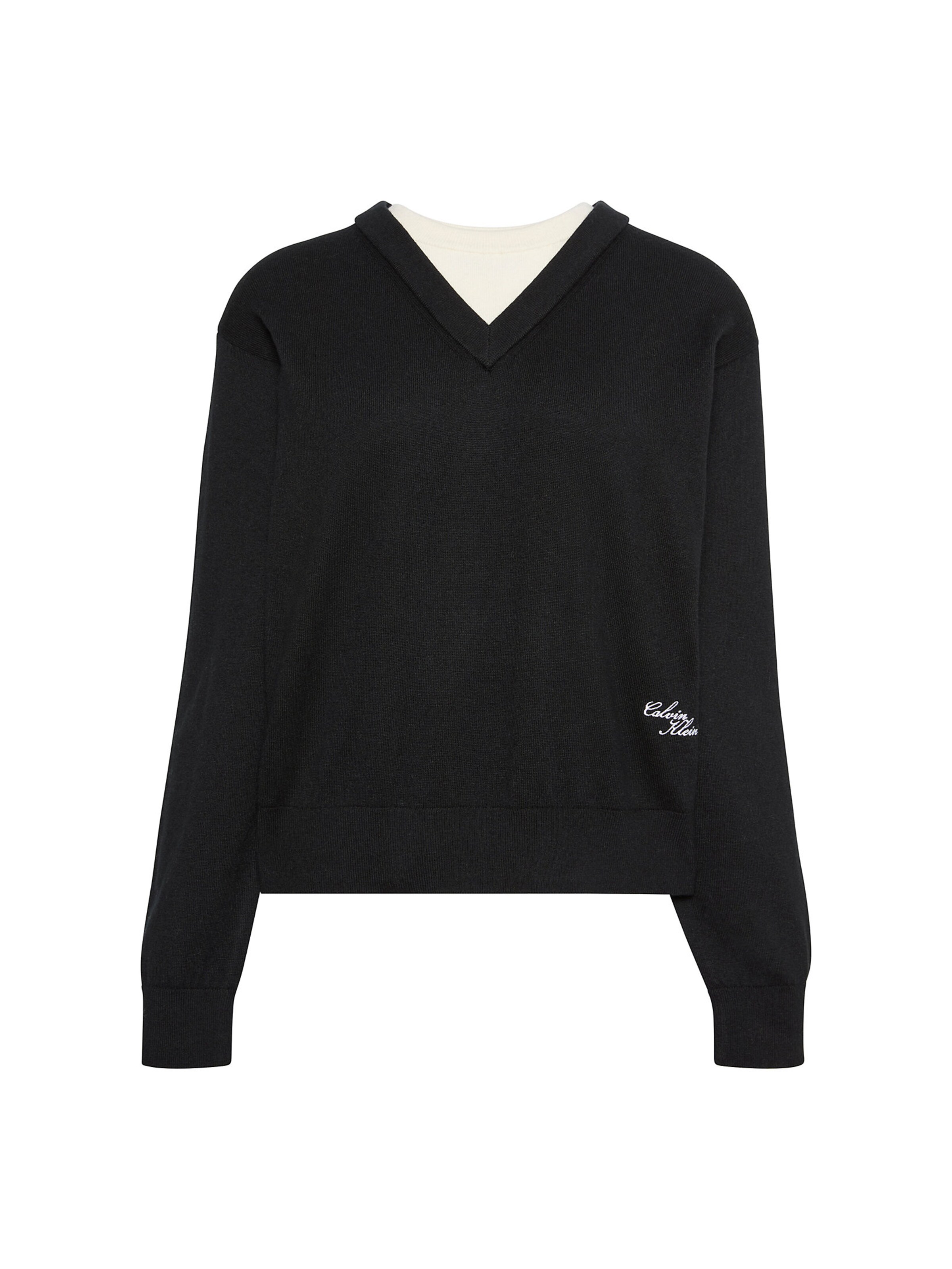 Calvin Klein Jeans Shirt in Black: front