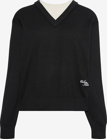 T-shirt Calvin Klein Jeans en noir : devant