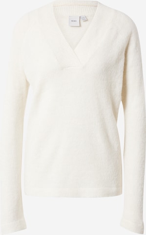 ICHI - Pullover em branco: frente