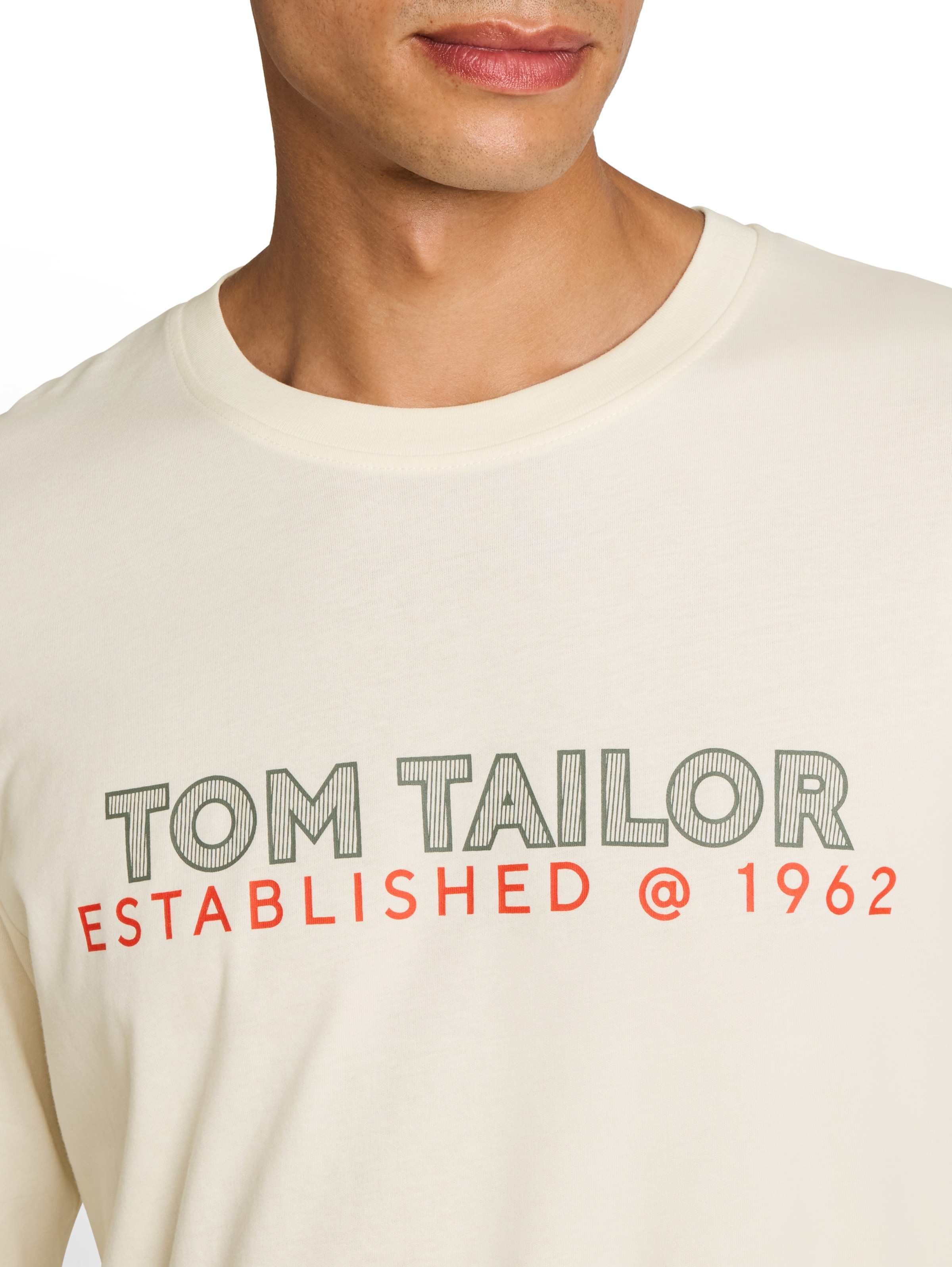 TOM TAILOR Shirt in Weiß