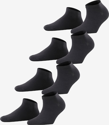 ESPRIT Socks 'Solid 4-Pack' in Black: front