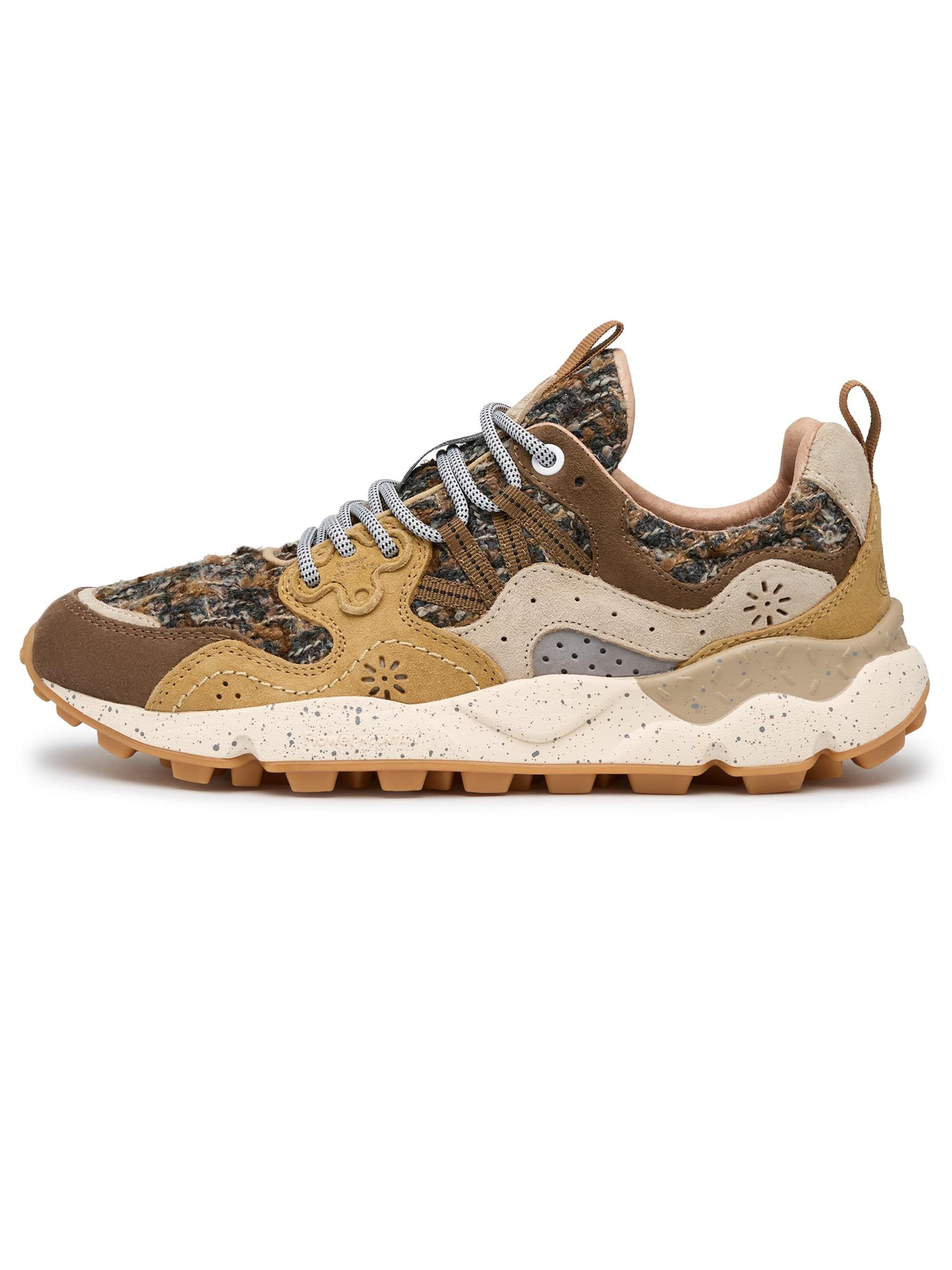Flower Mountain Sneakers laag 'YAMANO 3' in Beige: voorkant