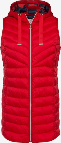 Ulla Popken Bodywarmer in Rood: voorkant