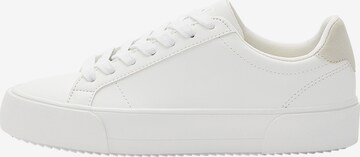Pull&Bear Sneaker low i hvid: forside