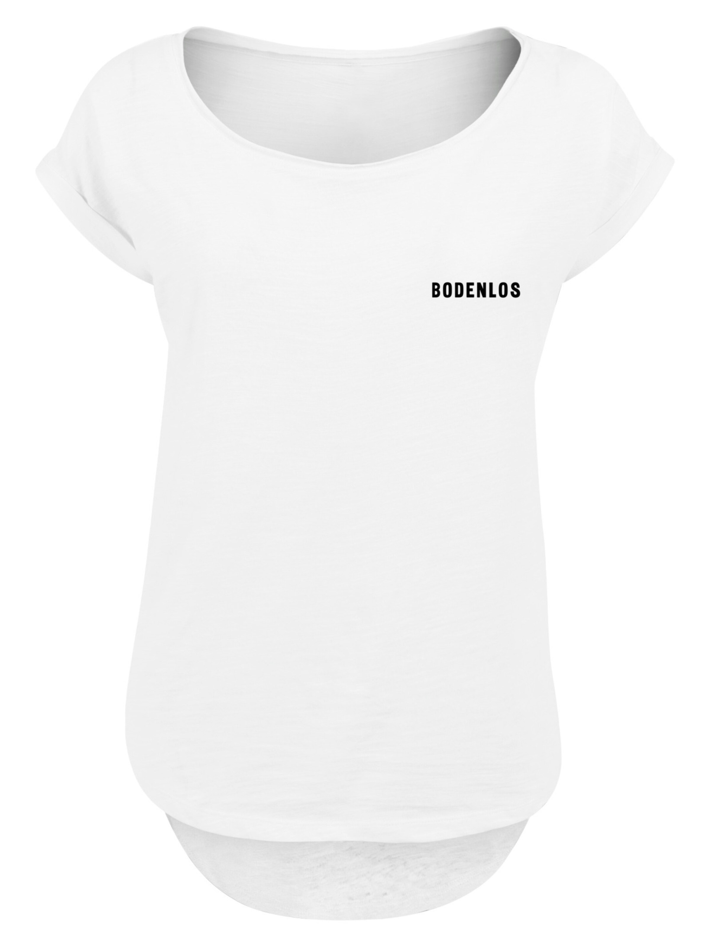 F4NT4STIC Shirt in de kleur Zwart / Wit, Productweergave