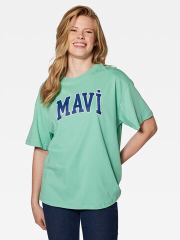 Mavi Shirt in Grün: Vorderseite