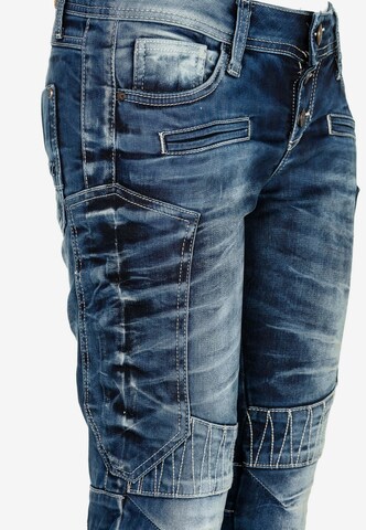 CIPO & BAXX Slim fit Jeans 'Zigzag 2' in Blue