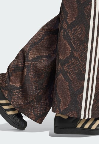 Wide Leg Pantalon ADIDAS ORIGINALS en marron