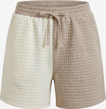 Usha Loosefit Broek in Beige: voorkant