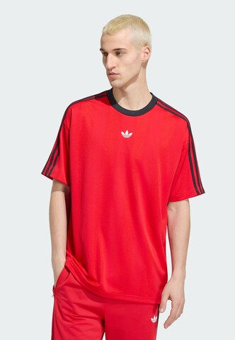 ADIDAS ORIGINALS Футболка 'Adicolor' в Красный: спереди