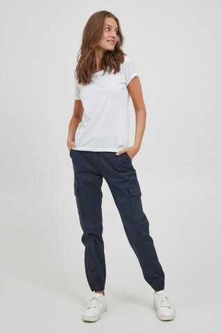 Oxmo Tapered Cargobroek in Blauw