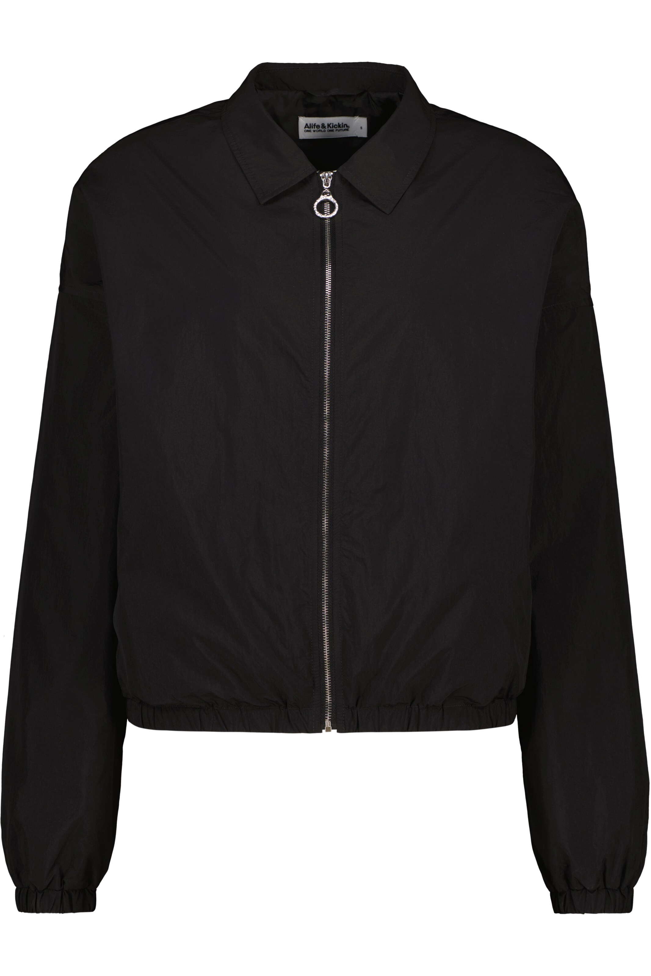 Alife and Kickin Jacke in Schwarz: Vorderseite