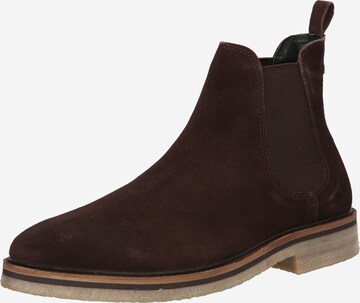 BURTON MENSWEAR LONDON Chelsea boots i brun: framsida