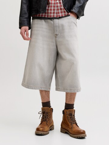JACK & JONES Baggy Τζιν 'JJIBILLY JJLUCA' σε γκρι: μπροστά