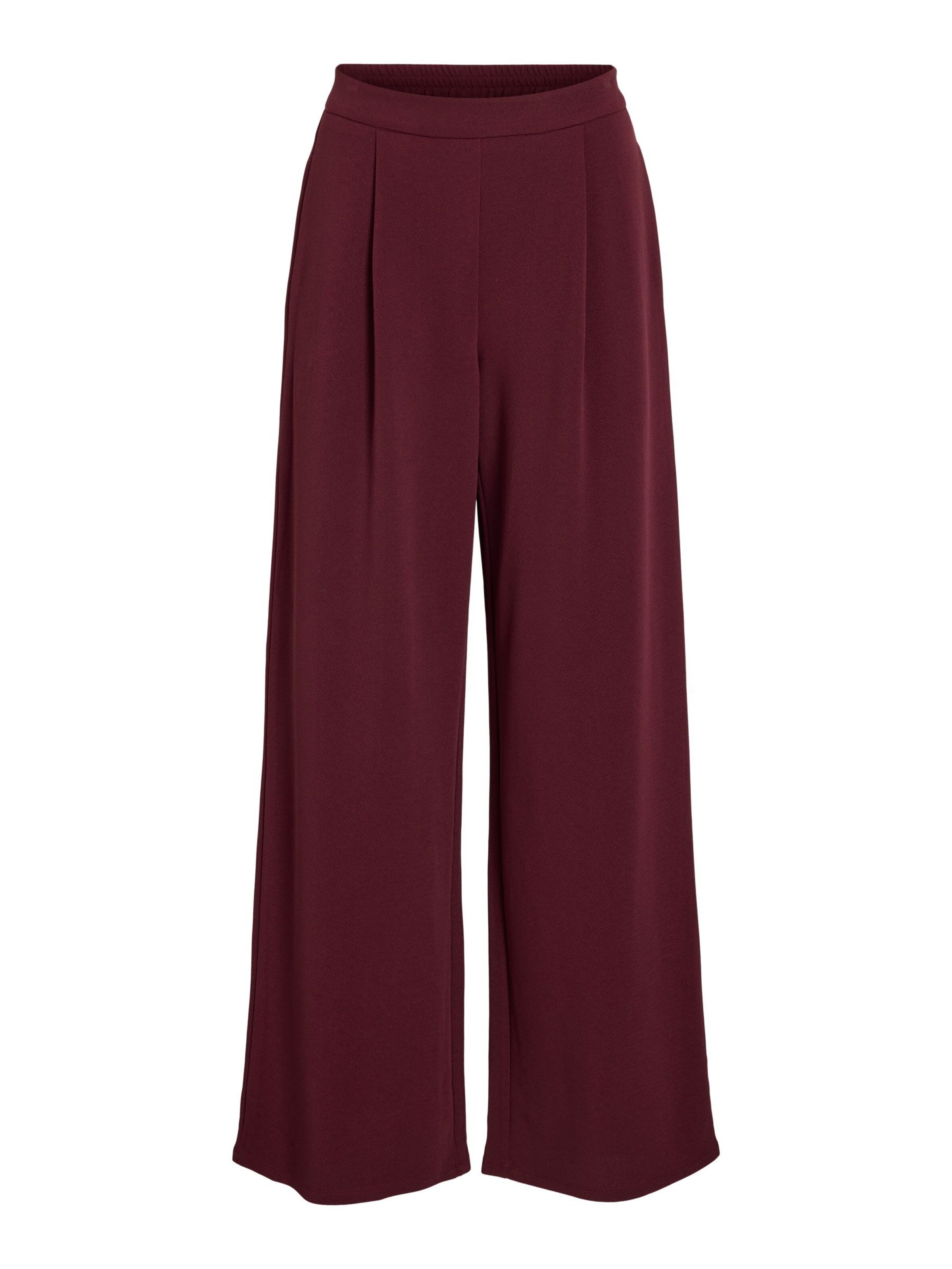 VILA Pantalon à pince 'VIBenne' en bourgogne, Vue avec produit