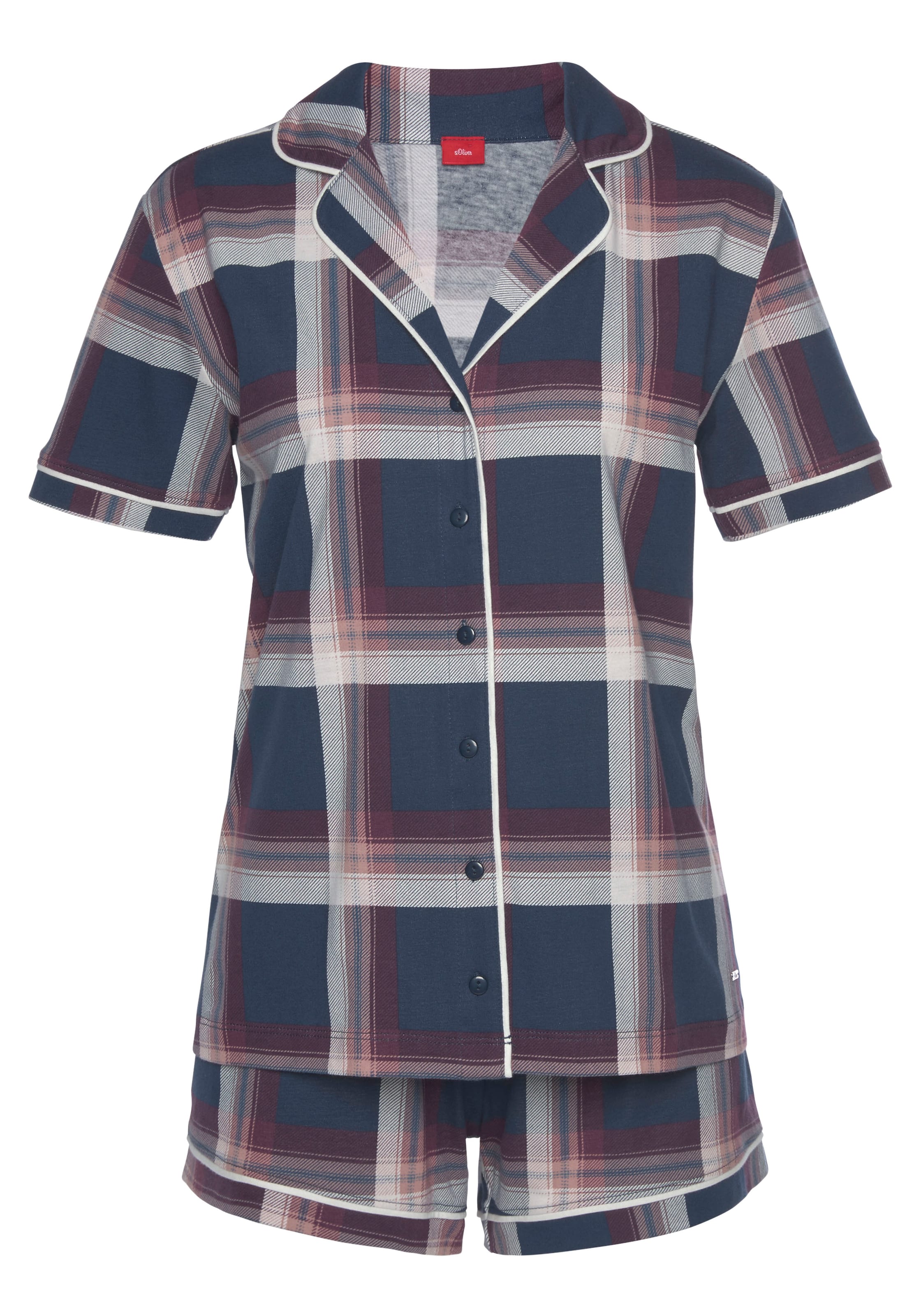 s.Oliver Pyžamo – modrá: přední strana