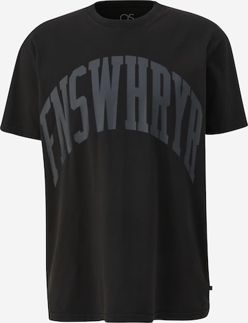 QS Shirt in Black: front