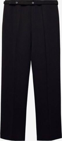 MANGO Regular Pleated Pants 'Creta' in Black: front