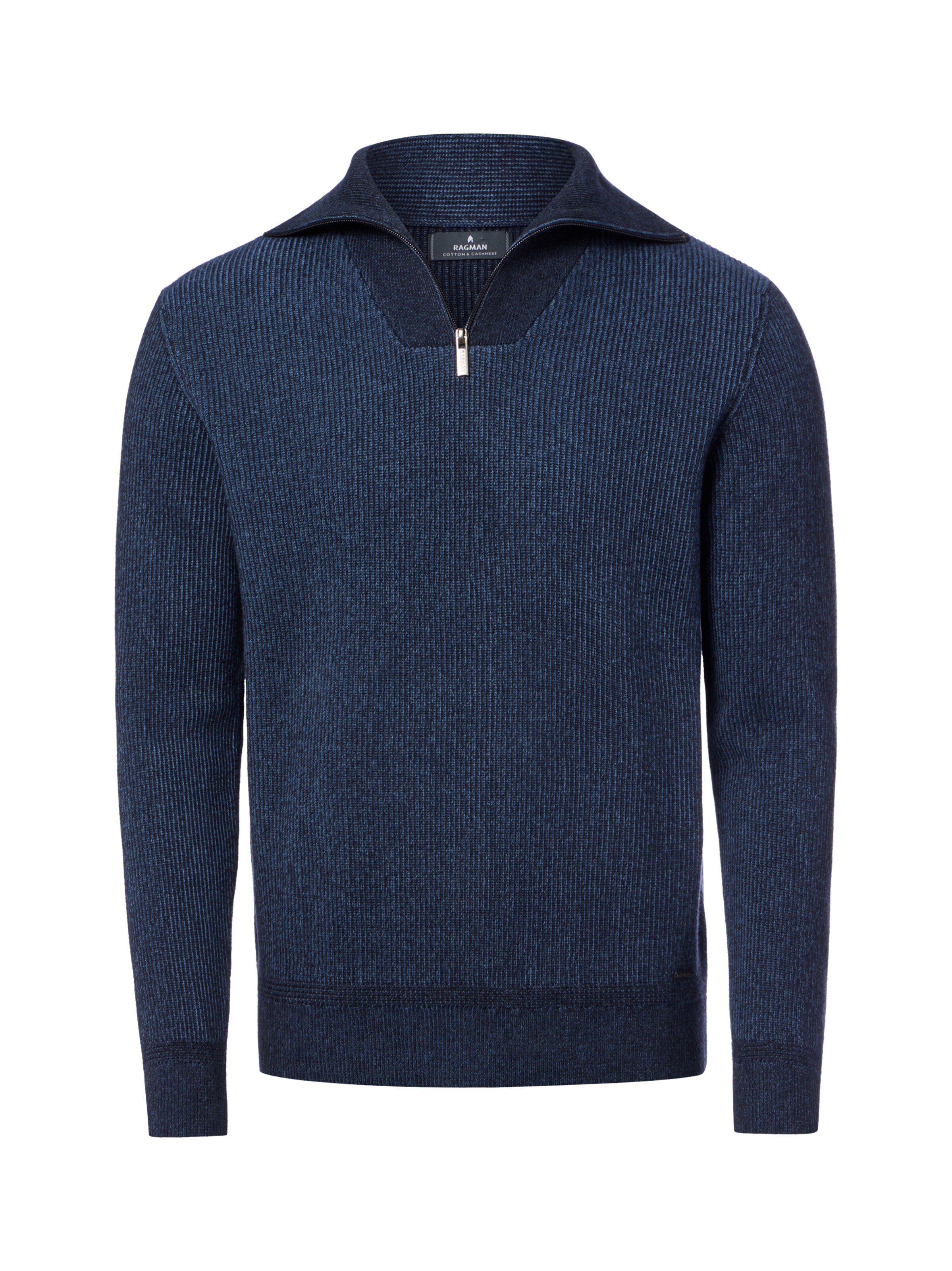Ragman Pullover in Blau: Vorderseite