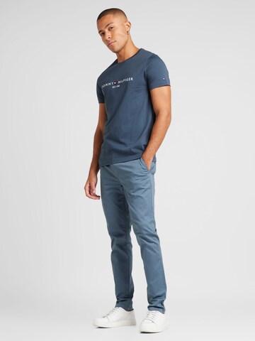 Coupe slim Pantalon chino 'Essentials - Mott' SCOTCH & SODA en bleu