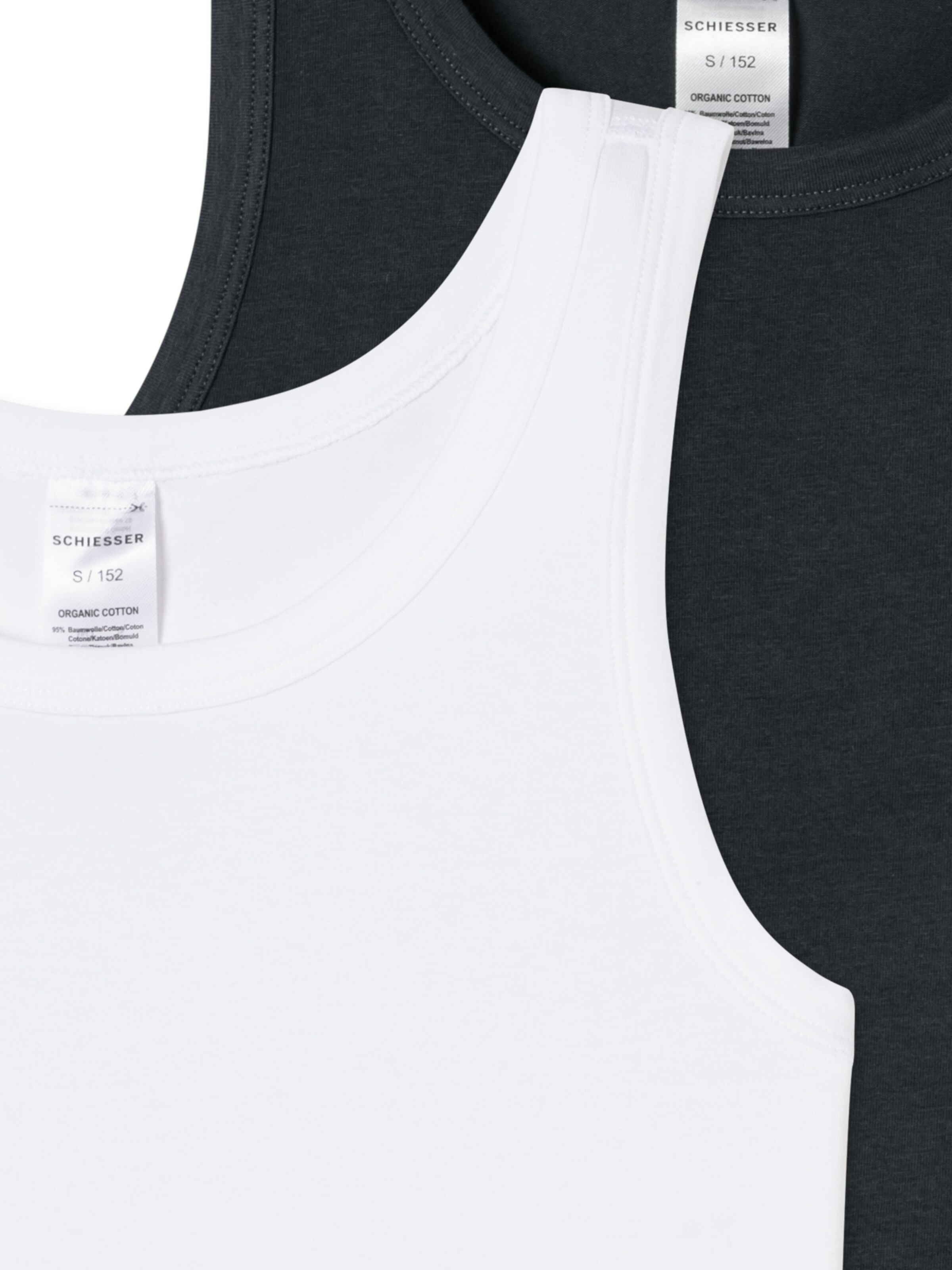 SCHIESSER Undershirt '95/5' in Grey