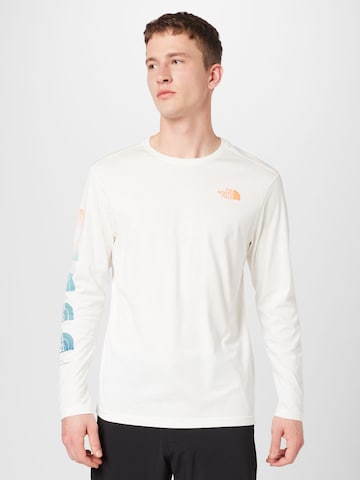 THE NORTH FACE Shirt in Wit: voorkant