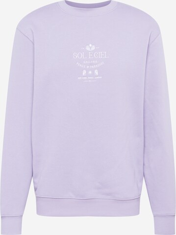 River Island Sweatshirt 'MYSTIC' in Purple: front