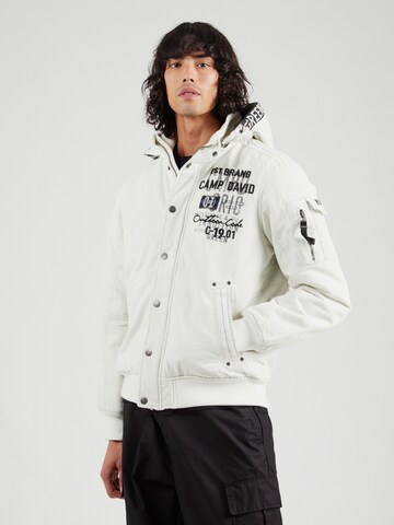 CAMP DAVID Jacke in Weiß: Vorderseite