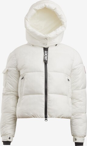 Veste d’hiver JACK1T en blanc : devant